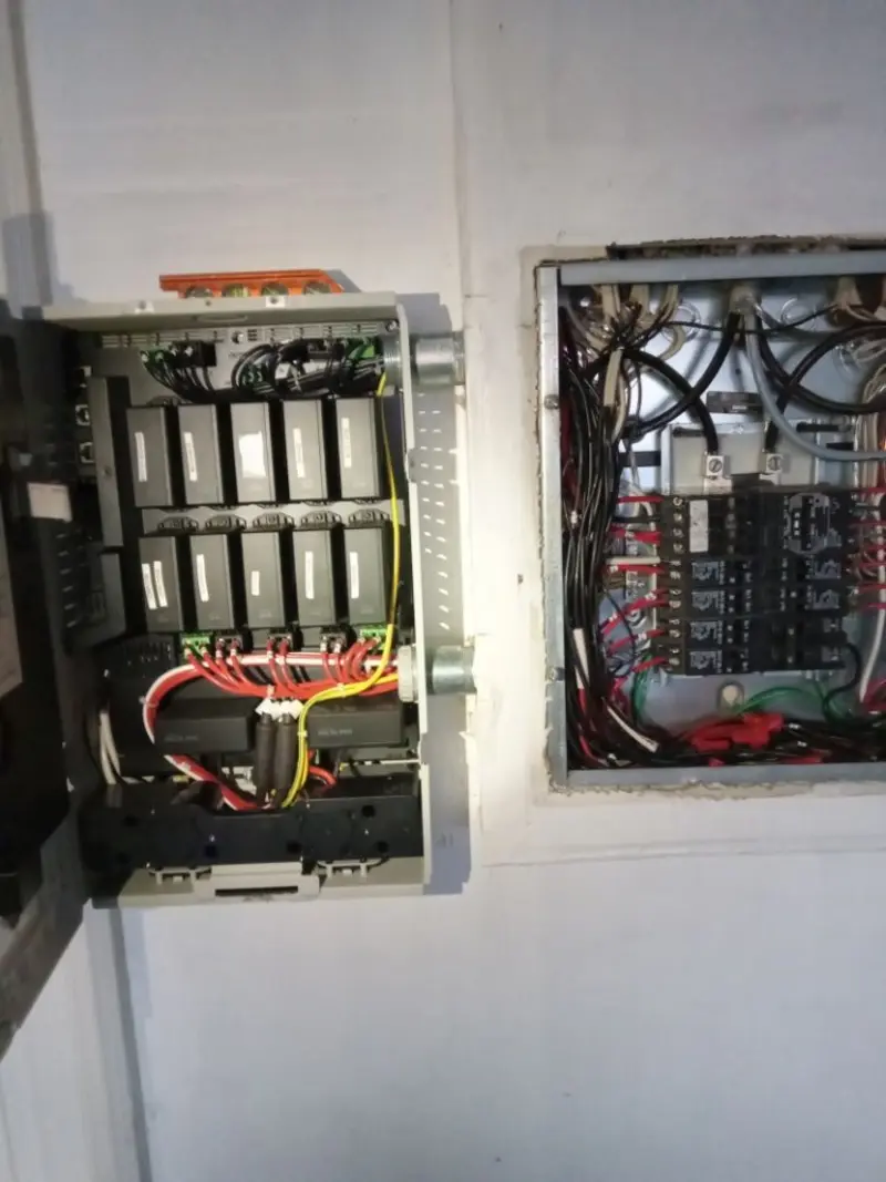 Electrical panel upgrade completed for Ring Doorbell Installation in Ellisville